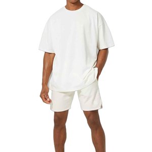 Conjunto de Verano 2026 para Hombre, Elegante, de Dos Piezas, Camisa y Pantalones Cortos, Transpirable, de Algodón, Informal, para Uso Diario, Moderno, para Vacaciones en la Playa - Product Image 1
