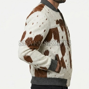 Vestes en cuir de vache véritable pour hommes entièrement personnalisées, best-seller, vestes en cuir de vache sur mesure pour hommes - Product Image 3
