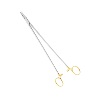 Porte-aiguille manuel TC Ryder 6 pouces avec anneau doré en carbure de tungstène, instrument chirurgical réutilisable pour microchirurgie - Product Image 6