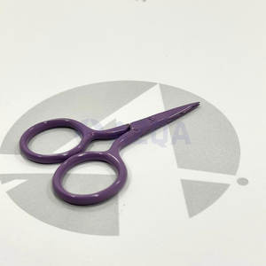Ciseaux à broder miniatures en acier inoxydable violet doux, ultra-affûtés, à pointe fine, pour la coupe de fil, outil artisanal de qualité supérieure - Product Image 2