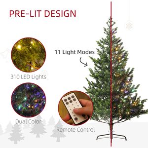 Albero di Natale LED Bicolore, Facile da Montare, Realistico, Effetto Cedro, con Luci Preinstallate e Caratteristiche Artificiali - Product Image 4