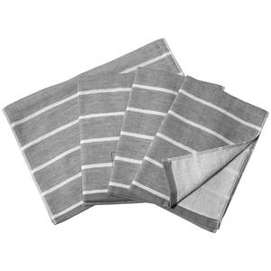 [Venta al por mayor] Toalla de mano de gasa con patrón de rayas tejidas HIORIE Osaka, 100% algodón, suave, 34*100cm, MOQ bajo, lavable, de secado rápido, color oscuro - Product Image 1