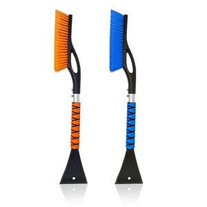 Buy Plastic 5 in 1 Retractable Long Handle Window <b>Scraper</b> Ice <b>Scraper</b> and Snow Brush for <b>Car</b> Windshield Fast Delivery Available - Product Image 1