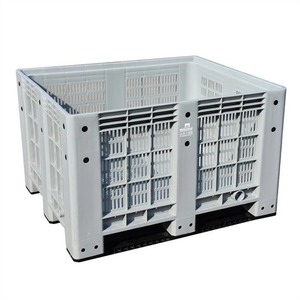 <b>Large</b> Agricultural Plastic Pallet Box Stackable Reusable Storage <b>Bin</b> for Harvest Handling and Logistics Operations - Product Image 6