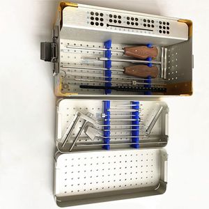 High Quality Orthopedic Cannulated <b>Screw</b> Surgical Kit Complete Instrument <b>Set</b> for Bone Fixation Procedures CE ISO Certified - Product Image 3