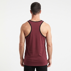 <b>Men's</b> Sleeveless Athletic Tank Top Color Trim Breathable Gym Workout Shirt Fitness Sports <b>Training</b> <b>Vest</b> - Product Image 2