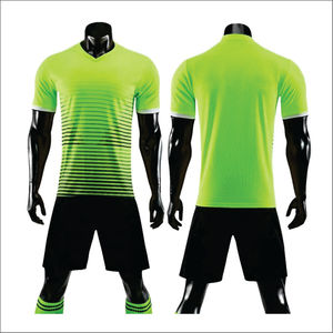 Ensemble de maillots de football unisexes personnalisés à séchage rapide 180g coupe ajustée, tenue d'entraînement en gros par sublimation, incluant les uniformes de club - Product Image 1