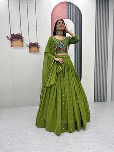 Ensemble Lehenga Choli Premium à Imprimé Kalamkari pour Femme – Tenue Ethnique de Créateur Prête à Porter pour Mariage, Fête et Festival – Lehenga de Mariée - Product Image 3