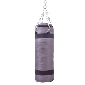 Saco de Boxeo Colgante de Cuero de Alta Calidad, Diseño Resistente para Práctica de Boxeo, Kickboxing y Artes Marciales en Casa o Gimnasio Profesional - Product Image 1