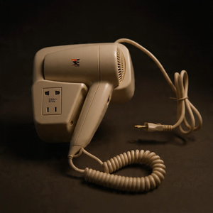 Secador de Pelo de Pared Marca Tes, 220V, Plástico Beige, para Uso en Habitaciones de Hotel - Product Image 3