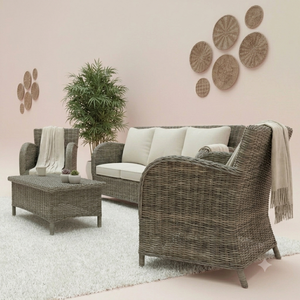 Modern Luxury Outdoor Synthetic PE Rattan Wicker <b>Armchair</b> UV-Resistant Eco-Friendly Waterproof High Density Foam <b>Dining</b> Chair - Product Image 6