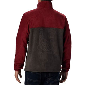Best Quality Men's Custom Design Stand Collar Front Logo <b>Fleece</b> Jacket Waterproof Breathable Outdoor Winter Wear - Product Image 2