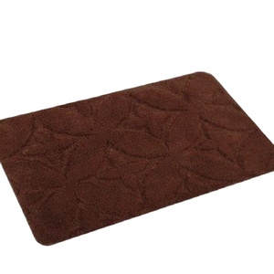 Tapis de bain en microfibre faits à la main Gamme exclusive Doux absorbant Imperméable Facile à nettoyer Disponible Ovale TPR Porte en Polyester - Product Image 1