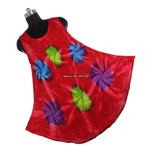 Hermoso Vestido de Verano 2026 de Rayón Tie Dye, Holgado, Largo, para Fiestas, Estilo Bohemio Gitano - Product Image 6