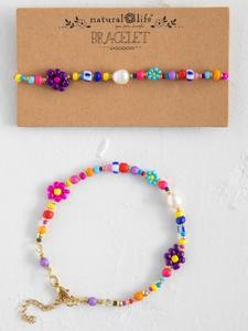 New Floral Seed Beaded <b>Bracelet</b> For Daily Wear Wedding Gift <b>Adjustable</b> Customized Handmade Top Rated Wristband Fashion Jewelry - Product Image 2