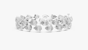 Pulsera de Plata de Ley 925 con Moissanita y Eslabones de Piedras Brillantes, Moderna y Elegante para Hombres y Mujeres - Product Image 4
