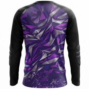 Proveedor Directo de Fábrica, Ropa de Equipo, Jersey de Portero de Manga Larga, Sublimación Completa, Cuello Redondo, Chaquetas de Portero - Product Image 2