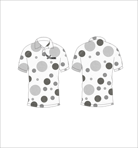 Polo personnalisé gris à sublimation, manches courtes, uniforme de golf, séchage rapide, vêtements de sport d'équipe, fabricant et fournisseur OEM - Product Image 5
