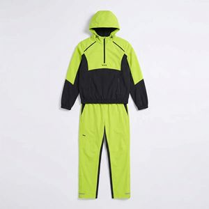 Ensemble de pluie tactique haute visibilité Survival Pro |   Veste imperméable coupe-vent à capuche + pantalon |   Fabricant de Marques Privées OEM/ODM - Product Image 1