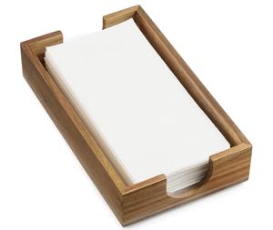Luxury Wooden Napkin Holder Natural Grain Finish Handmade <b>Tissue</b> Organizer for Dining Table - Product Image 2