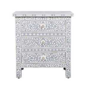 Table console en bois de luxe au design antique avec incrustation d'os pour salle à manger, chambre, décoration intérieure, salon - Prix de gros - Product Image 1
