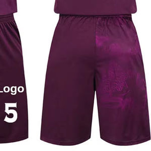 Uniforme de baloncesto reversible para hombre de primera calidad, 100% poliéster, con sublimación completa, para equipos. - Product Image 6