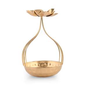 Portavelas de Metal con Base de Cuenco Urli para Decoración de Diwali, Soporte Decorativo para Velas Flotantes para Mesa del Hogar - Product Image 6