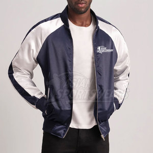 Vente directe d'usine, veste en satin pour homme avec tailles personnalisables, prix raisonnable. - Product Image 3