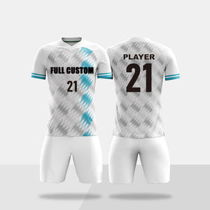 Maillots de football personnalisés à manches courtes en polyester extensible quadridirectionnel avec impression par sublimation – Ensemble unisexe avec nom d'équipe personnalisé - Product Image 2