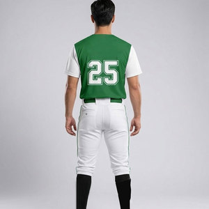Uniforme de béisbol de estilo moderno para hombre, tela ligera y transpirable, ajuste cómodo, ropa de entrenamiento para deportes de equipo - Product Image 5
