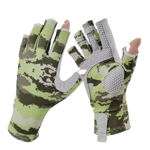 Fabricante y Proveedor de Guantes de Pesca Personalizados, Guantes de Pesca con Mosca, Guantes para Carpas, Sin Dedos, con Palma Reforzada y Correa para la Muñeca - Product Image 1