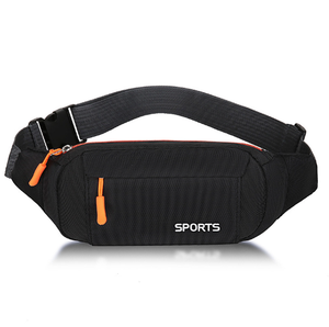 PLAYER'S POINT <b>Black</b> 600D Polyester Unisex Durable Box Shape Waist <b>Bag</b> 16x32x10cm Multi-Pocket Fanny Pack Adjustable <b>Strap</b> for - Product Image 5