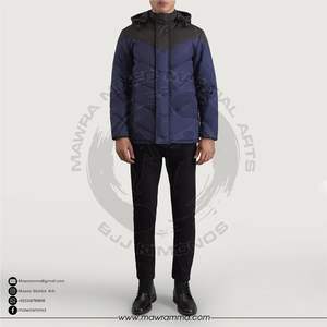 Chaqueta de Invierno Personalizada para Hombre, Chaqueta Acolchada con Estampado de Letras, Parka con Capucha, Chaqueta Acolchada Transpirable de Primera Calidad, Ropa de Calle - Product Image 4