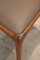 Chaise de salle à manger en bois de noyer de luxe, charpente traditionnelle à mortaise et tenon, mobilier moderne pour salle à manger et hôtel, PISANO