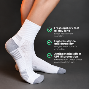 Calcetines de Baloncesto Personalizados, 100% Algodón, Ecológicos, Antibacterianos, de Secado Rápido, Transpirables, Gruesos, con Patrón Geométrico, para Adultos, de Verano - Product Image 1