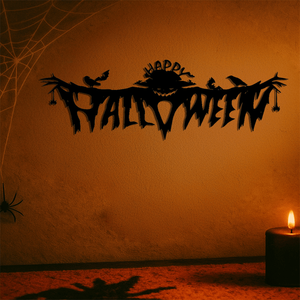 Decorazione Murale Gotica in Metallo per Halloween - Elementi Gotici Spettrali per Interni di Hotel e Feste a Tema Horror - Product Image 2