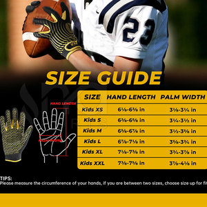 High Grip Gaelic Gloves Durable Gaelic Gloves With Anti <b>Slip</b> Surface And Comfortable Inner Padding - Product Image 6