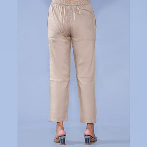 Wholesales Design Your Own Cheap Female Streetwear Women's Luxury <b>Trousers</b> Solid <b>Fleece</b> <b>Trousers</b> - Product Image 3
