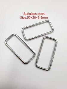 Accessoires de bagages anneau rectangulaire en métal - Product Image 2