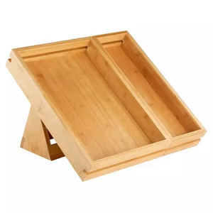 Bandeja de Servir Rectangular Plana Antideslizante de Madera de Colores, Artículos de Servir de Madera Ecológicos Más Vendidos, Bandejas de Madera para Bodas y Restaurantes - Product Image 5