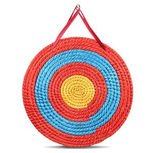 Bersaglio Tradizionale a 3 Strati da 20 Pollici per Allenamento con Frecce in Paglia Solida e Frecce Artigianali - Product Image 1