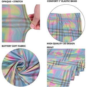 Leggings de yoga personnalisés pour femmes, sublimation, haute qualité, best-seller, confortables, design décontracté, leggings de yoga par sublimation - Product Image 6