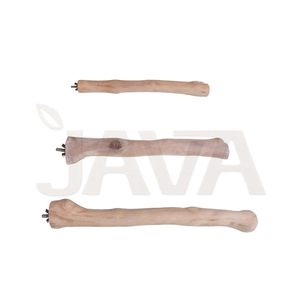 Perchoir pour oiseaux en bois de café léger et écologique Javawood, jouet durable en forme de branche, fabriqué en Indonésie CW L MW - Product Image 1