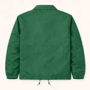 Blousons de sport géométriques pour hommes en gros, fabricant OEM, marque privée, vêtements d'extérieur, fermeture éclair frontale, poignets élastiques, patchwork, motif dessin animé - Product Image 2