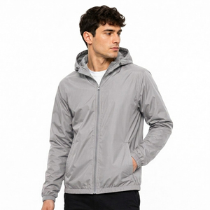 Veste coupe-vent pour homme, résistante au vent, légère, décontractée, pour l'automne et l'hiver, veste d'extérieur à capuche pour homme - Product Image 6