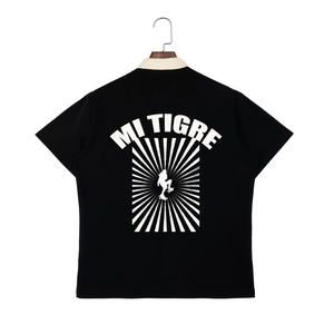 Camisetas de Rugby para Hombre de Tallas Grandes al por Mayor, Bordado Personalizado, Corte Holgado, Manga Corta, 100% Algodón Tejido, Casual, Estampado - Product Image 3