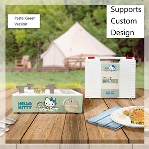 Custom Cartoon Portable <b>Gas</b> Stove With Cute Printed Design For Cooking Meals Quickly - Product Image 4