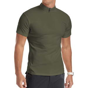 เสื้อยืดโปโลมีซิปสำหรับผู้ชายเสื้อโปโลมีซิปสำหรับผู้ชายลุคใหม่ - Product Image 1