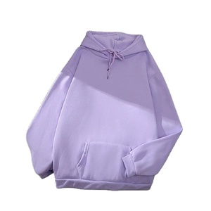 Customizable Logo Printing Solid Color Hooded Sweatshirt for Men and Women 2025 Batch Supported Digital Printing Method - Product Image 3