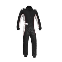 Traje de Carreras de Poliéster Ligero Ignífugo de Manga Larga para Hombre, Colores Personalizables, Detalles en los Hombros, para Todas las Temporadas